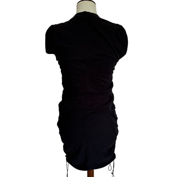 T by Alexander Wang Wash and Go Side Cinch Cotton Mini Dress - Picture 2 of 3